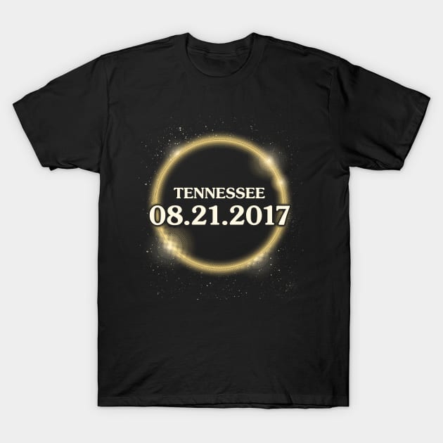 Solar Eclipse August 2017 Tennessee T-Shirt by Bricke